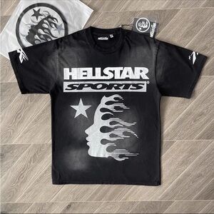 Hellstar Sports White and Black Tee